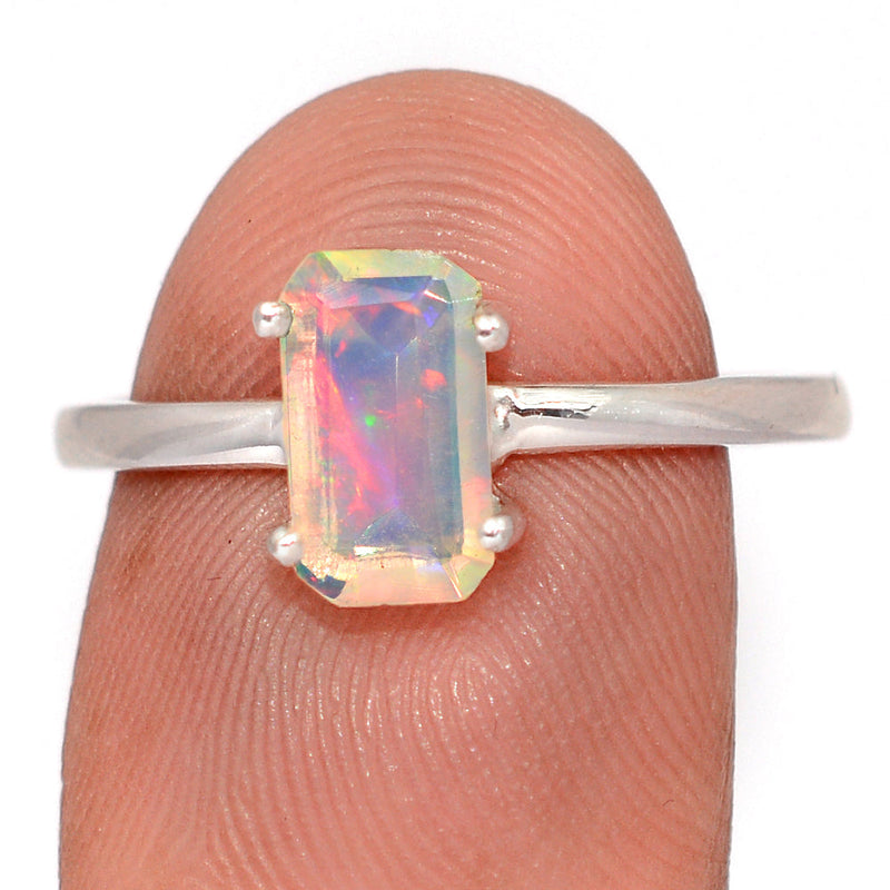 Claw - Ethiopian Opal Faceted Ring - EOFR2480