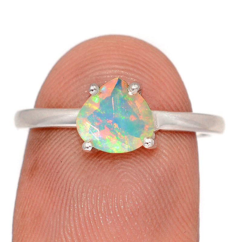 Claw - Ethiopian Opal Faceted Ring - EOFR2482