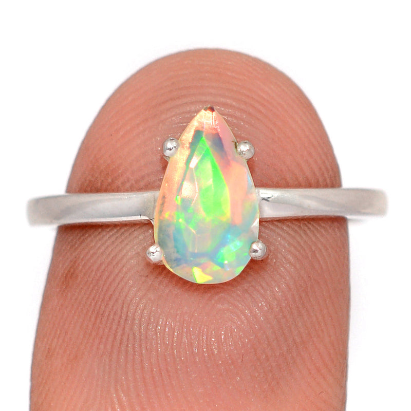 Claw - Ethiopian Opal Faceted Ring - EOFR2483