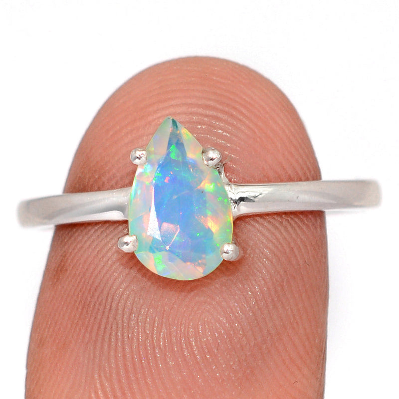 Claw - Ethiopian Opal Faceted Ring - EOFR2485