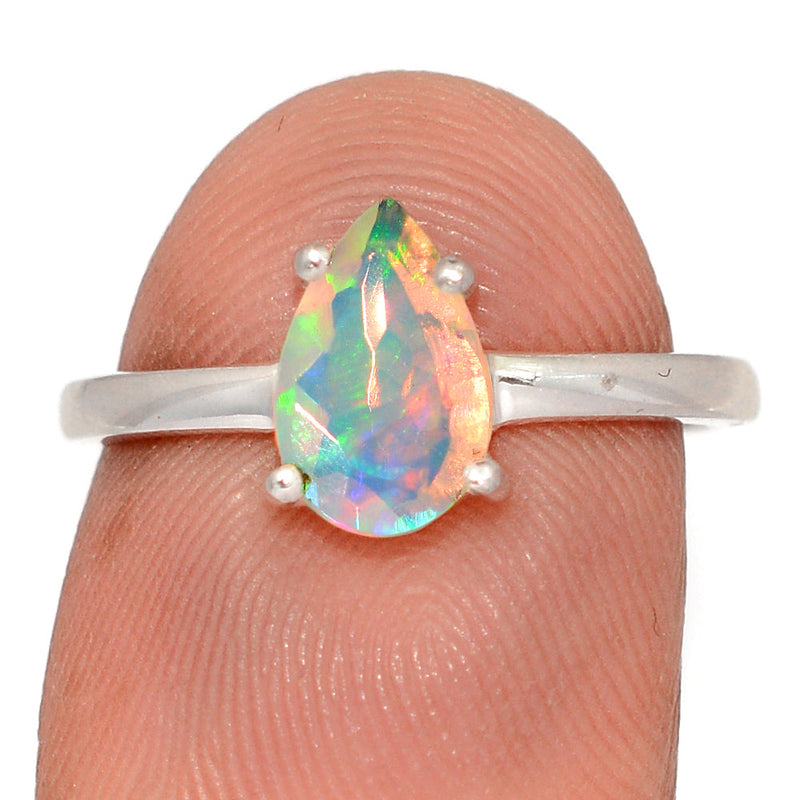 Claw - Ethiopian Opal Faceted Ring - EOFR2488