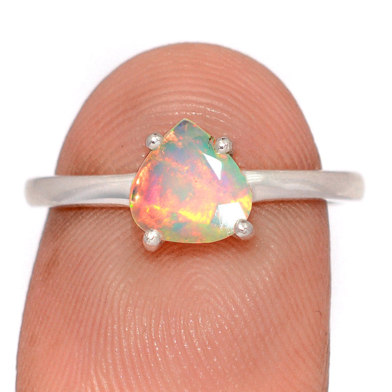 Claw - Ethiopian Opal Faceted Ring - EOFR2491