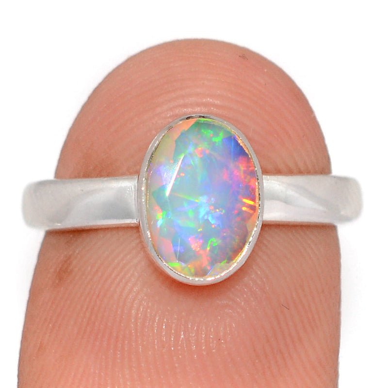 Ethiopian Opal Faceted Ring - EOFR2501