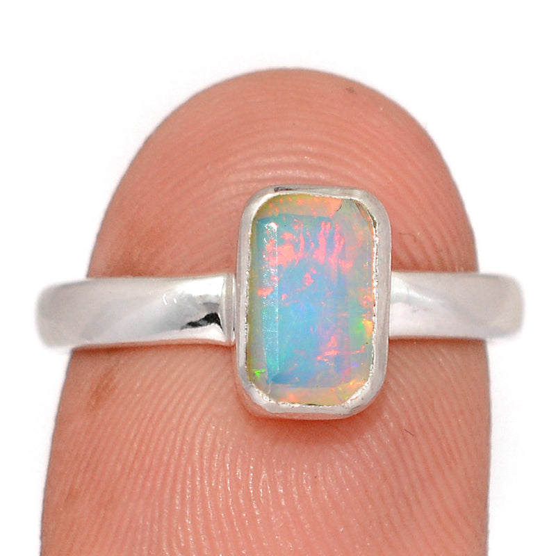 Ethiopian Opal Faceted Ring - EOFR2503