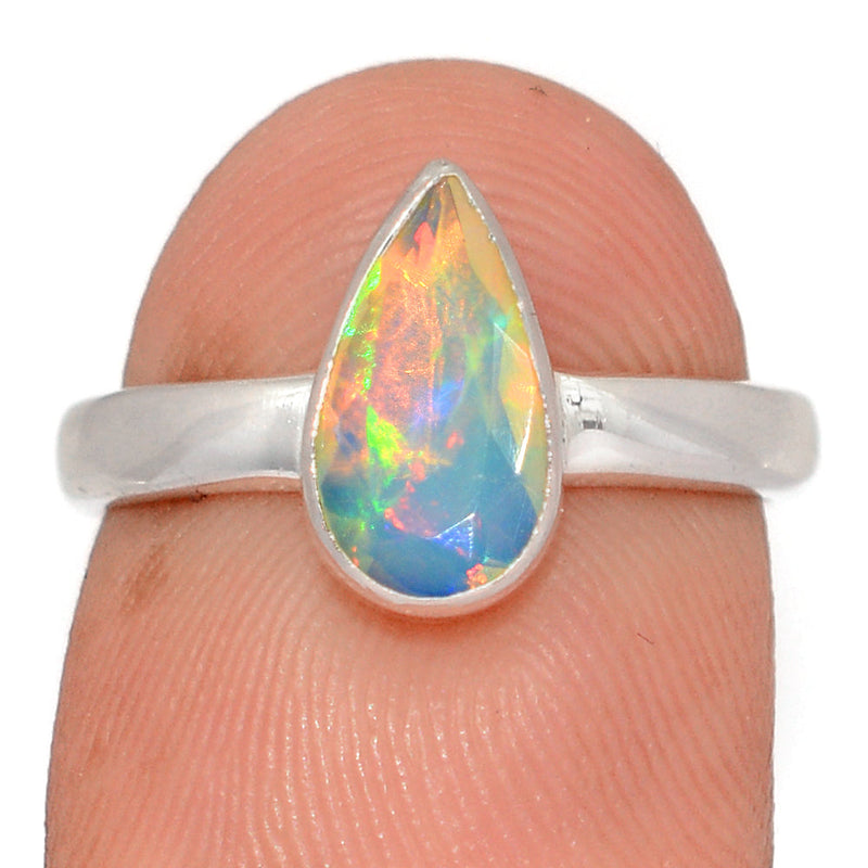 Ethiopian Opal Faceted Ring - EOFR2504