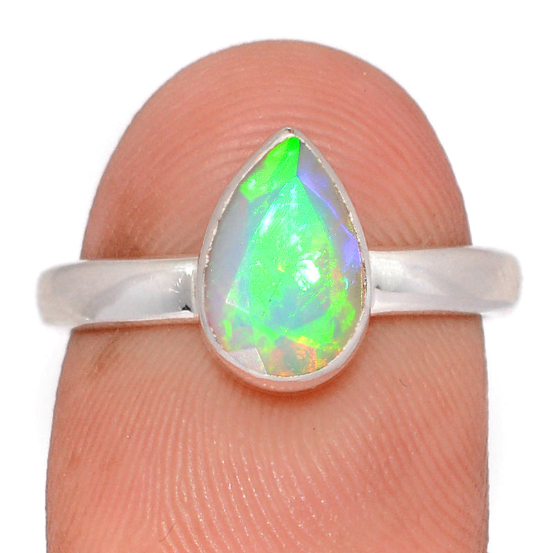 Ethiopian Opal Faceted Ring - EOFR2508