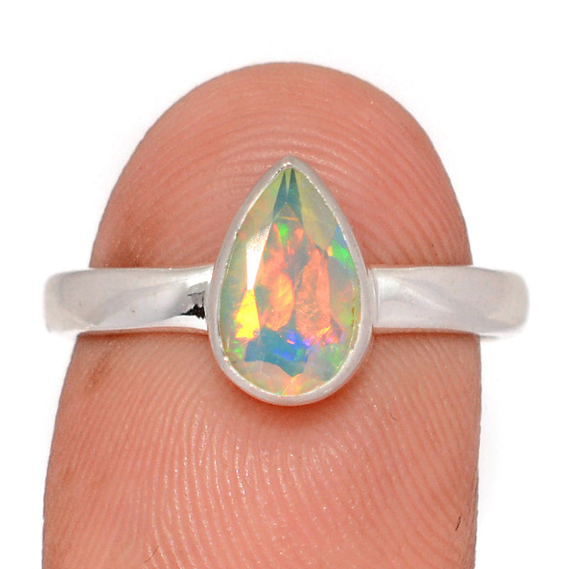 Ethiopian Opal Faceted Ring - EOFR2509