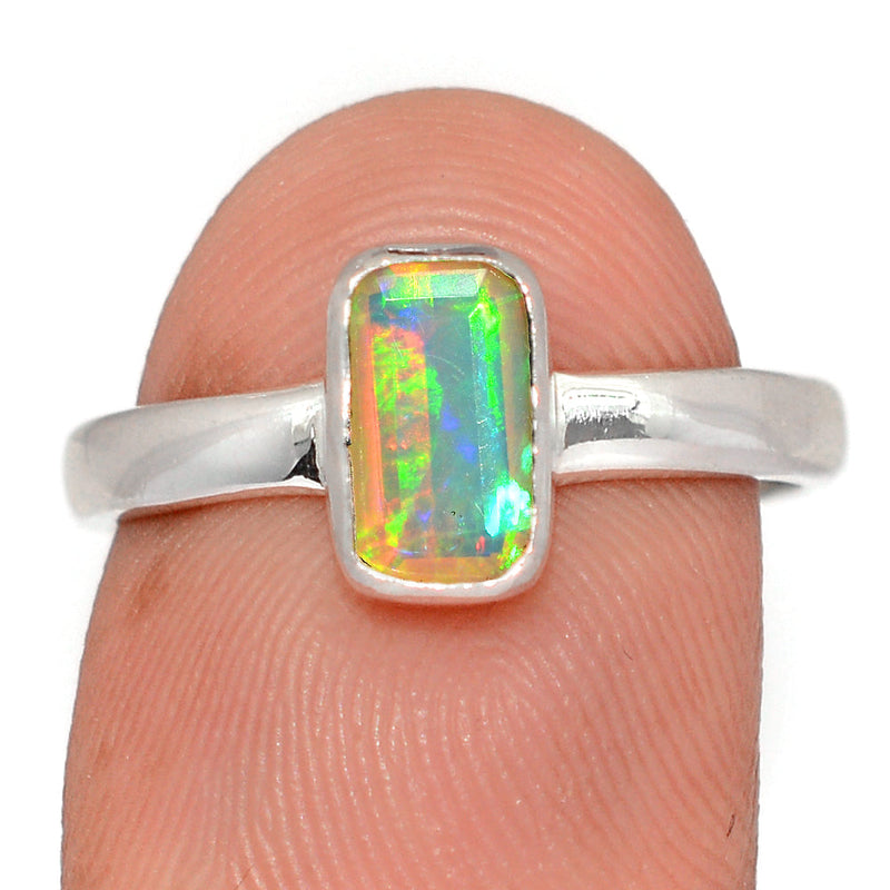 Ethiopian Opal Faceted Ring - EOFR2512