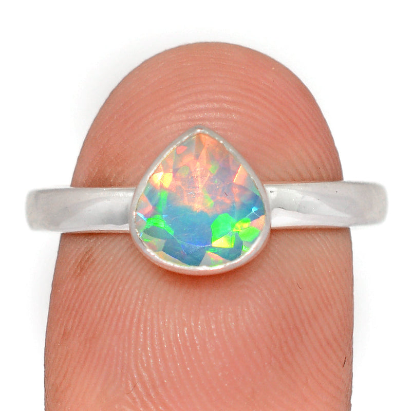 Ethiopian Opal Faceted Ring - EOFR2514