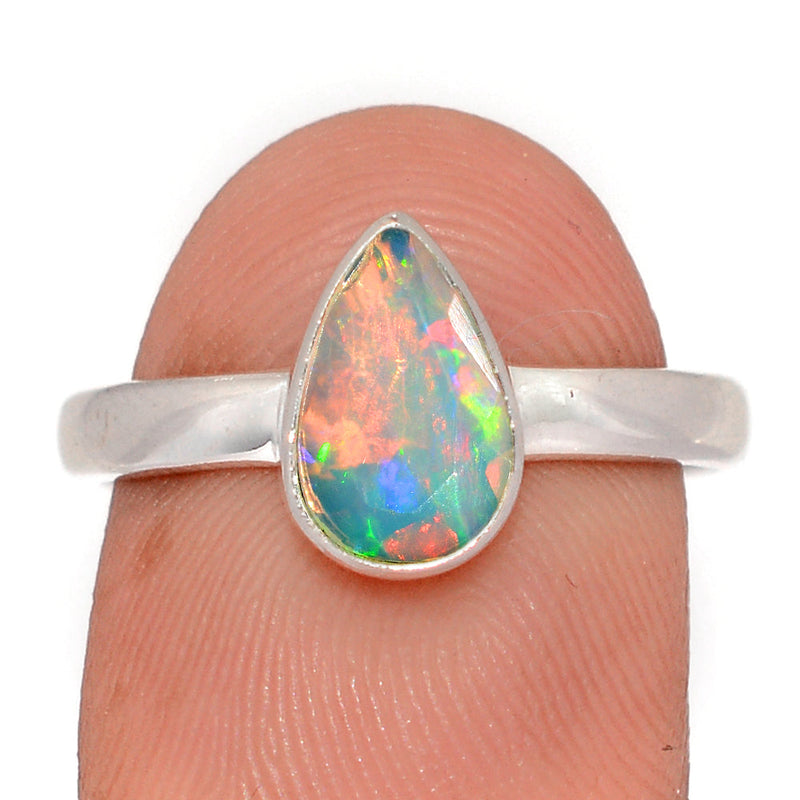 Ethiopian Opal Faceted Ring - EOFR2516