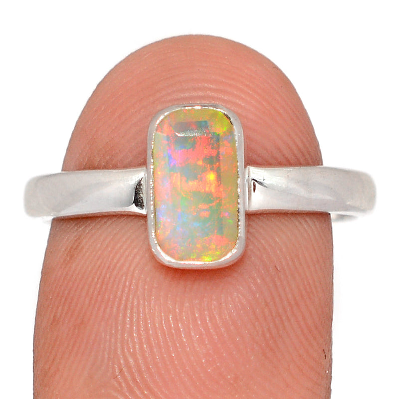 Ethiopian Opal Faceted Ring - EOFR2518