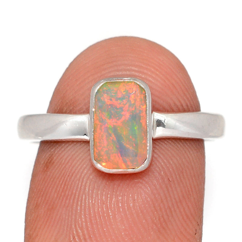Ethiopian Opal Faceted Ring - EOFR2525