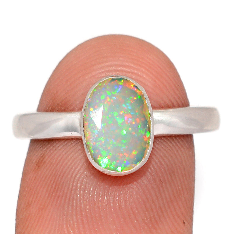 Ethiopian Opal Faceted Ring - EOFR2528