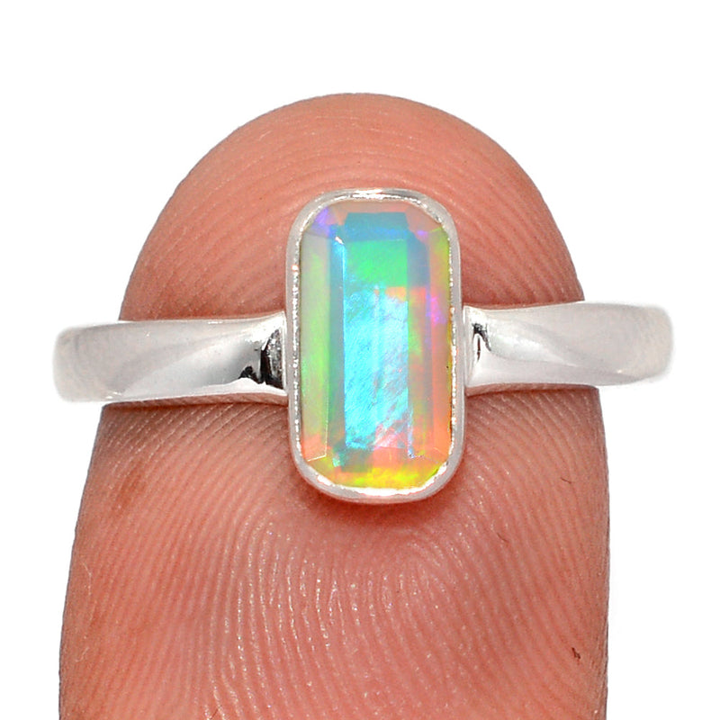 Ethiopian Opal Faceted Ring - EOFR2531