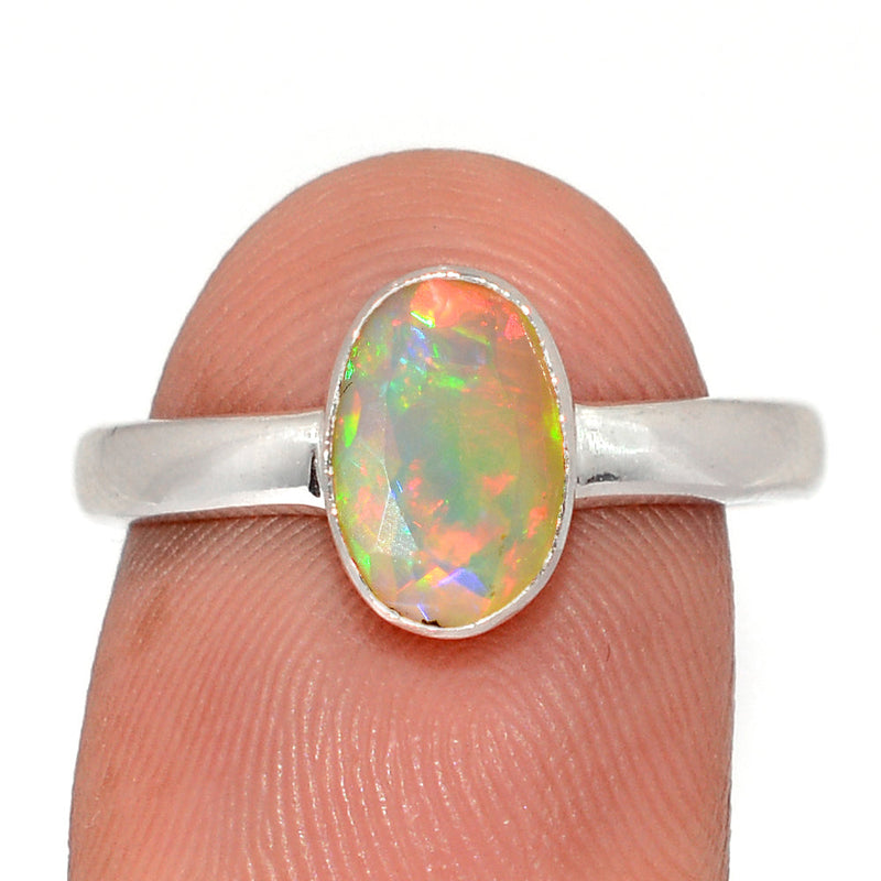 Ethiopian Opal Faceted Ring - EOFR2537