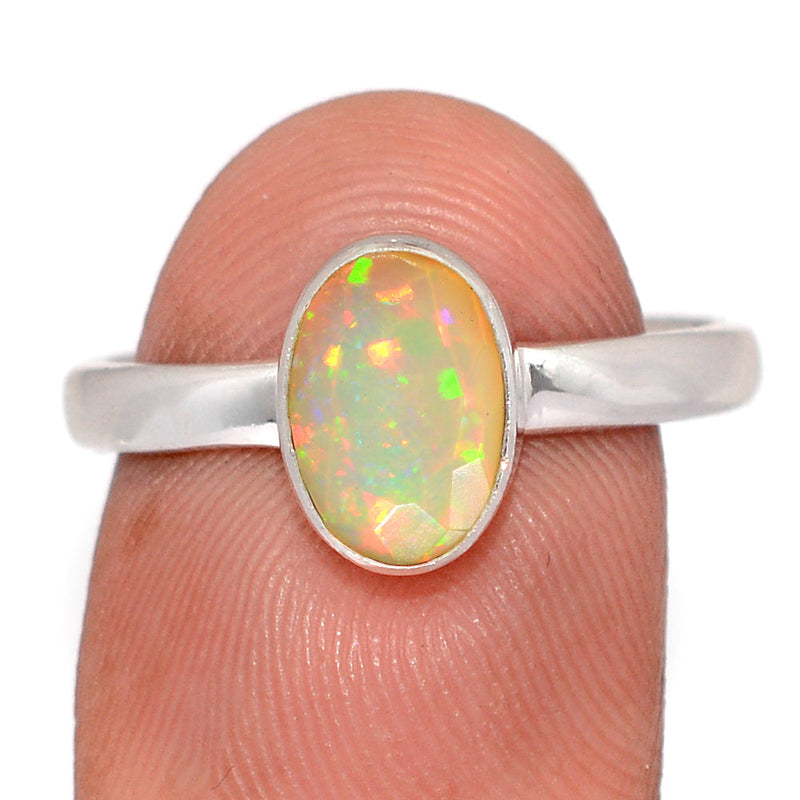 Ethiopian Opal Faceted Ring - EOFR2540
