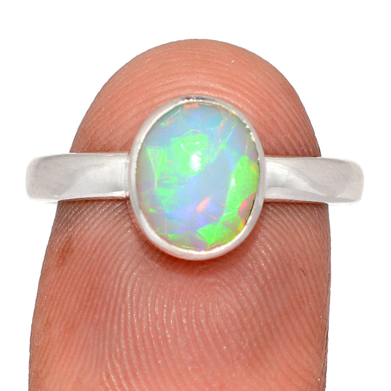 Ethiopian Opal Faceted Ring - EOFR2543