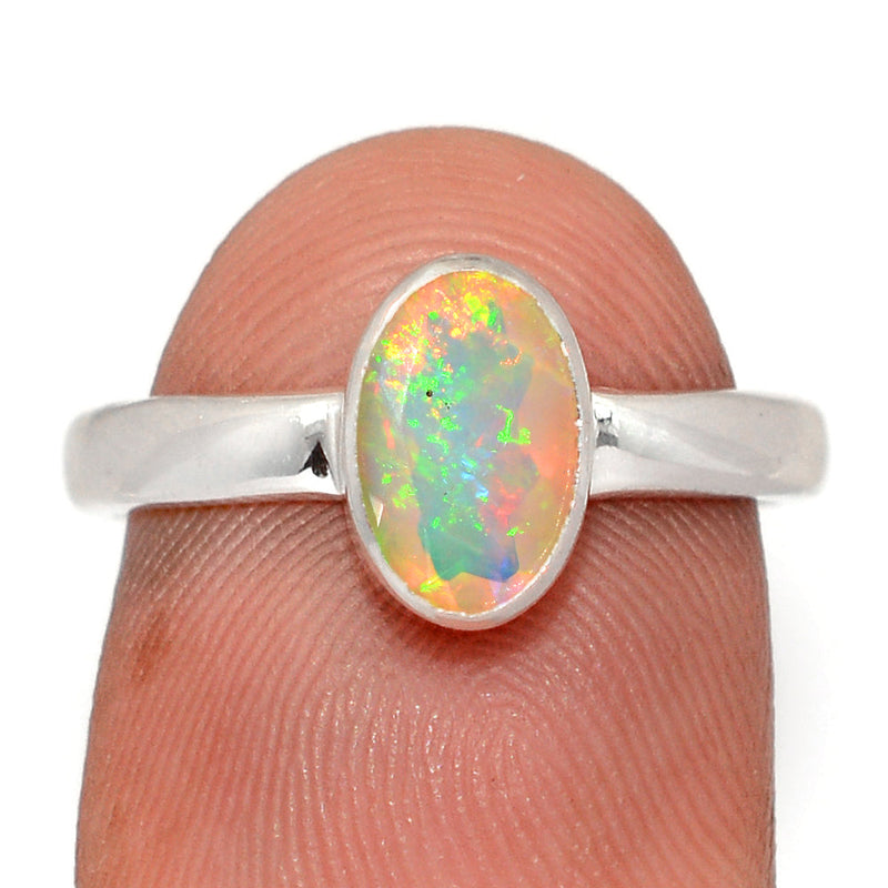 Ethiopian Opal Faceted Ring - EOFR2544