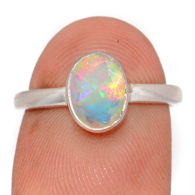 Ethiopian Opal Faceted Ring - EOFR2548