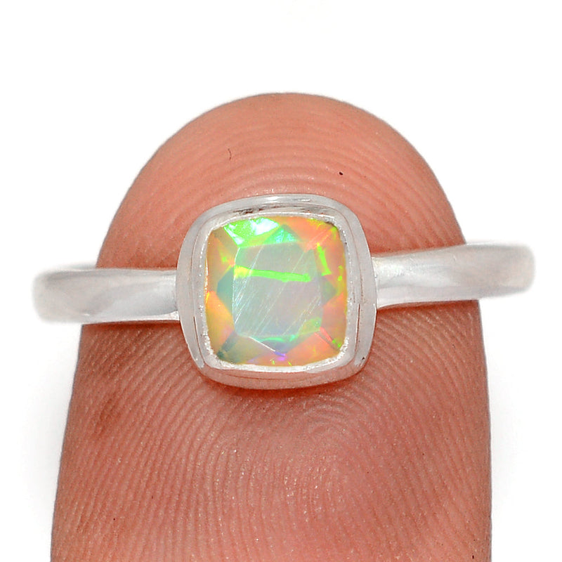 Ethiopian Opal Faceted Ring - EOFR2549