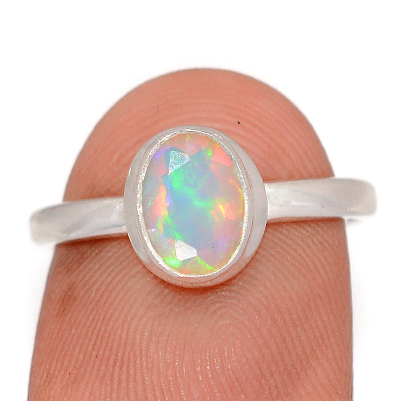 Ethiopian Opal Faceted Ring - EOFR2550