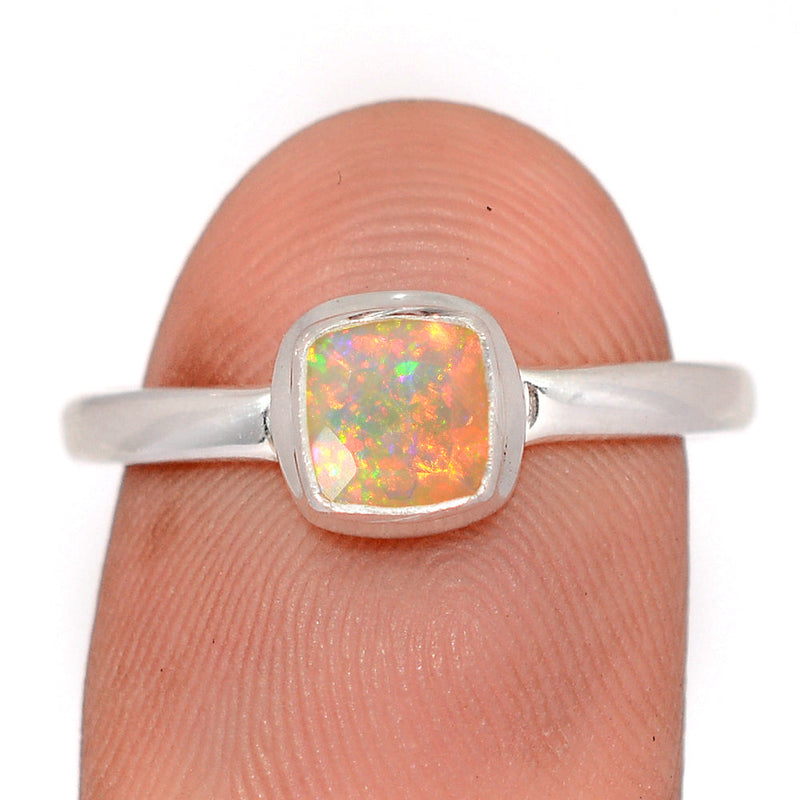 Ethiopian Opal Faceted Ring - EOFR2551