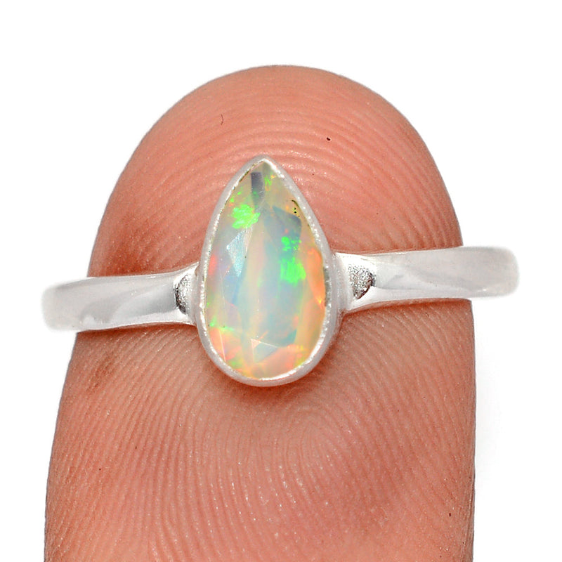 Ethiopian Opal Faceted Ring - EOFR2552