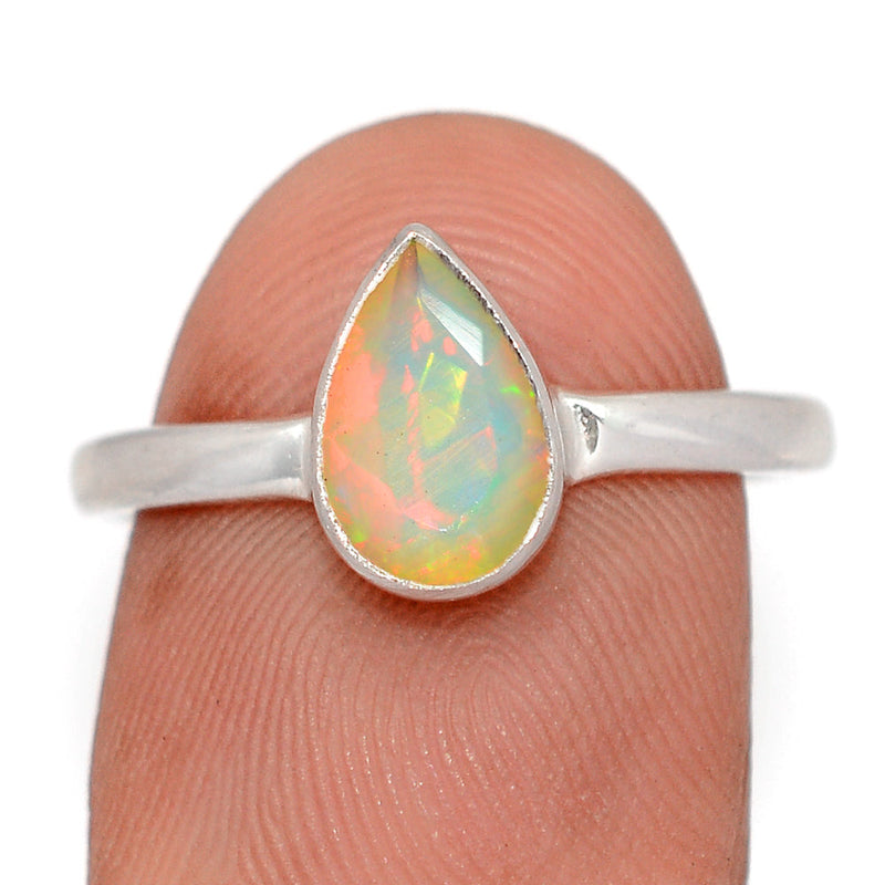 Ethiopian Opal Faceted Ring - EOFR2556