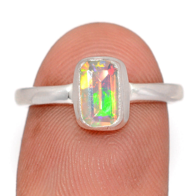 Ethiopian Opal Faceted Ring - EOFR2559