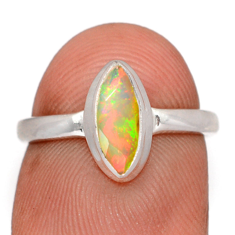 Ethiopian Opal Faceted Ring - EOFR2560