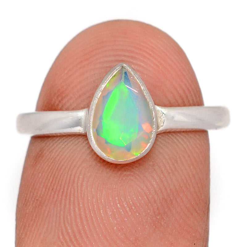 Ethiopian Opal Faceted Ring - EOFR2561