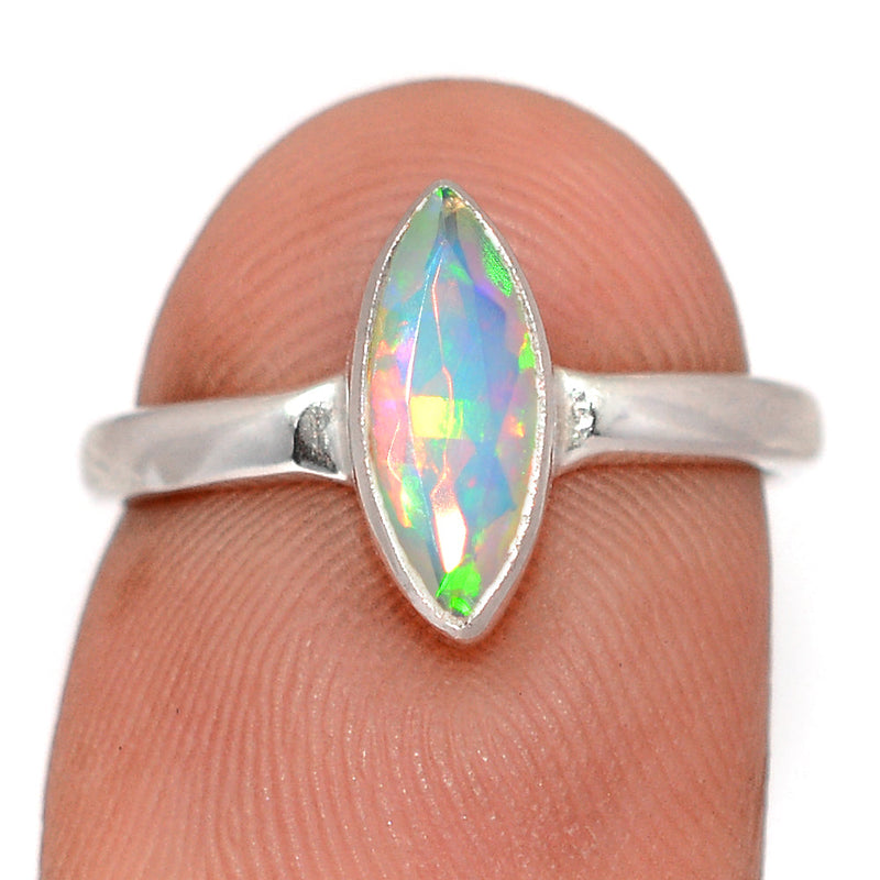 Ethiopian Opal Faceted Ring - EOFR2562
