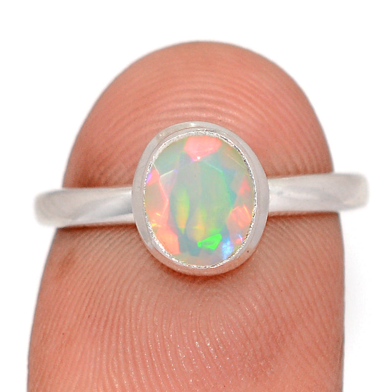 Ethiopian Opal Faceted Ring - EOFR2563