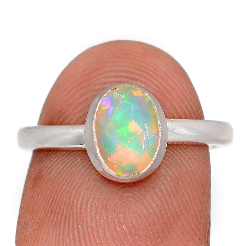 Ethiopian Opal Faceted Ring - EOFR2564