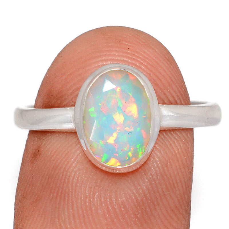 Ethiopian Opal Faceted Ring - EOFR2590