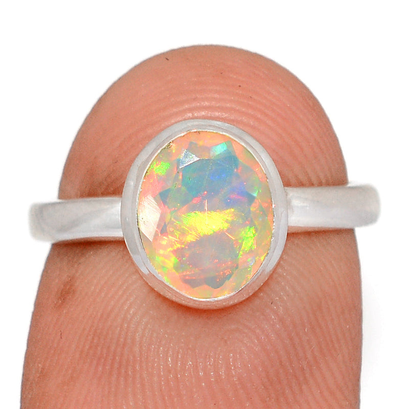 Ethiopian Opal Faceted Ring - EOFR2592