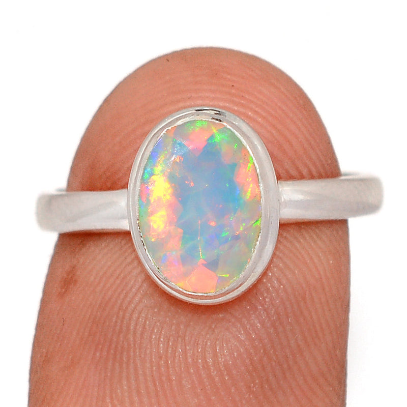 Ethiopian Opal Faceted Ring - EOFR2593