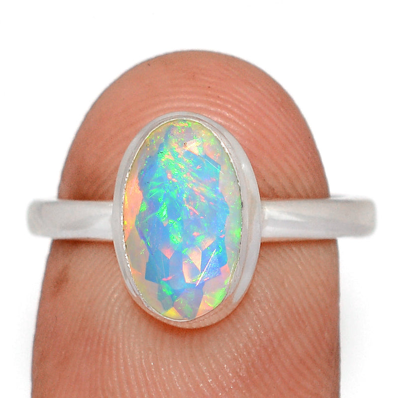 Ethiopian Opal Faceted Ring - EOFR2594