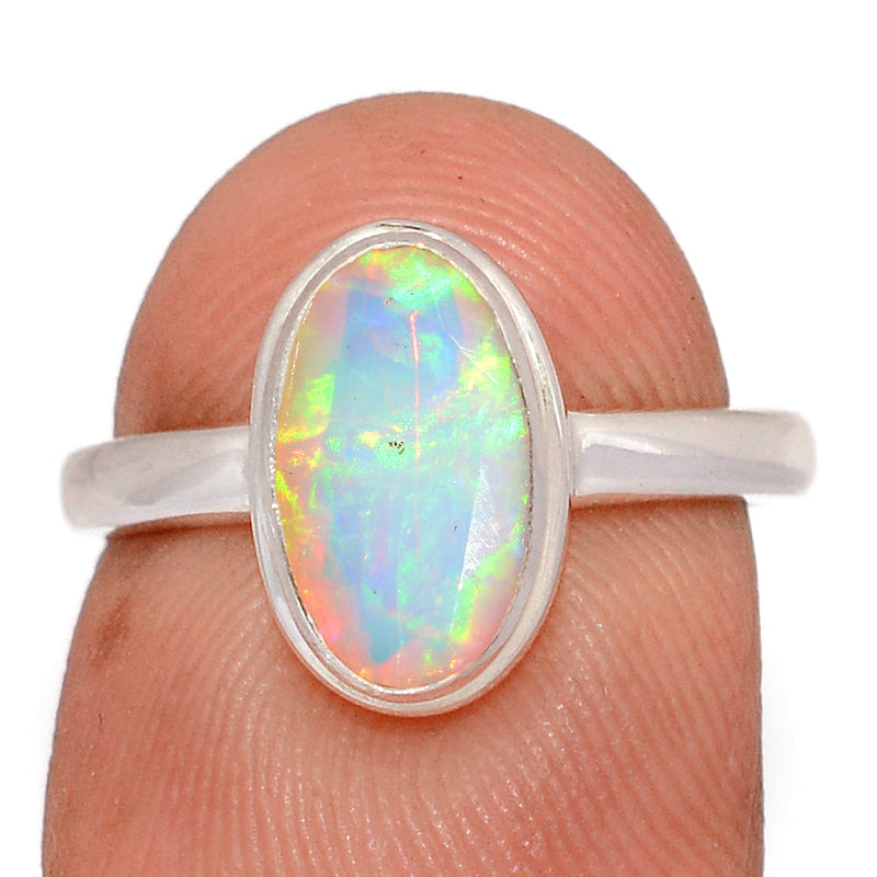 Ethiopian Opal Faceted Ring - EOFR2595