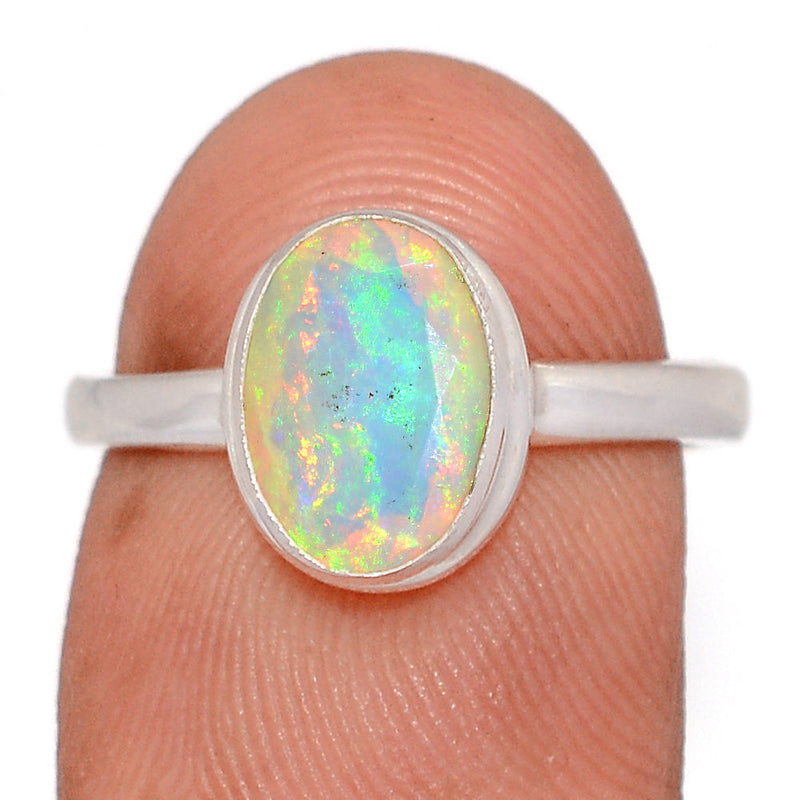 Ethiopian Opal Faceted Ring - EOFR2597