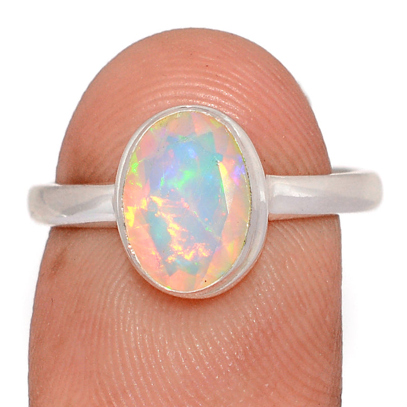Ethiopian Opal Faceted Ring - EOFR2603