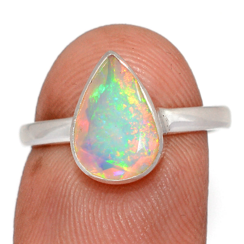 Ethiopian Opal Faceted Ring - EOFR2608