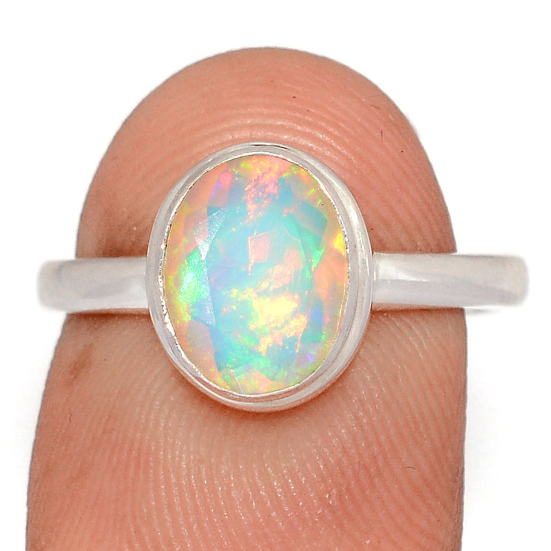 Ethiopian Opal Faceted Ring - EOFR2609