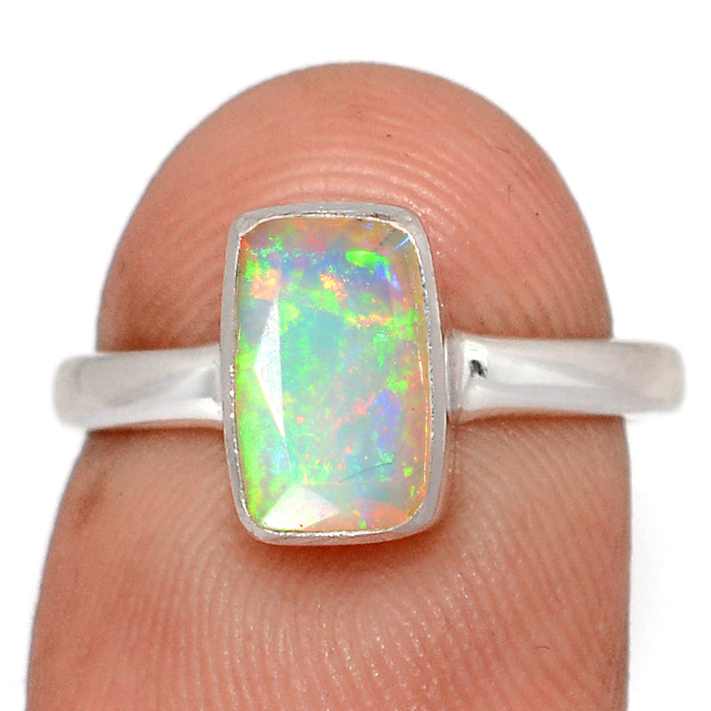 Ethiopian Opal Faceted Ring - EOFR2610