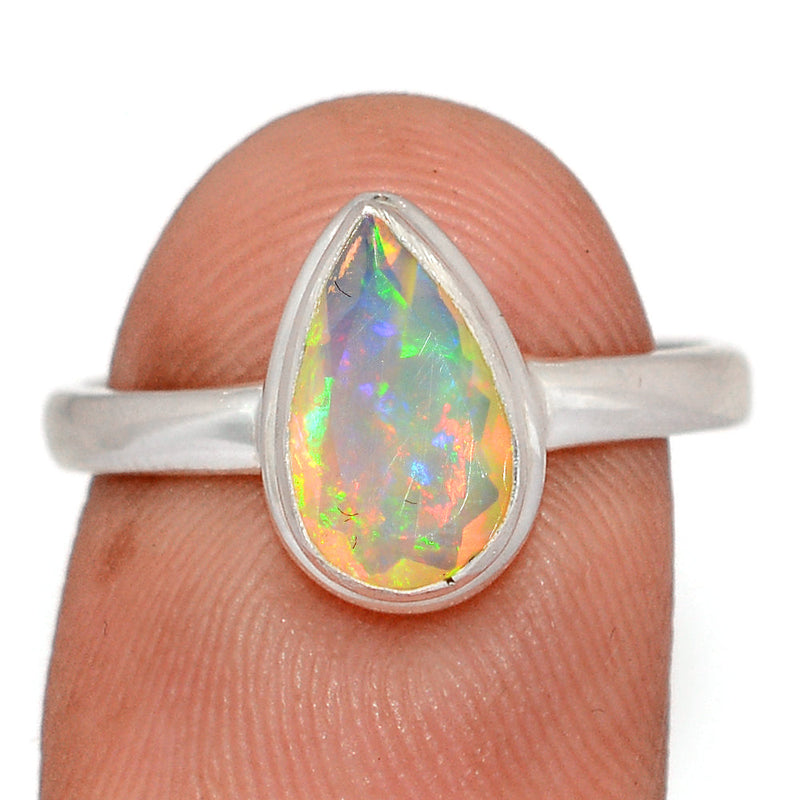 Ethiopian Opal Faceted Ring - EOFR2611