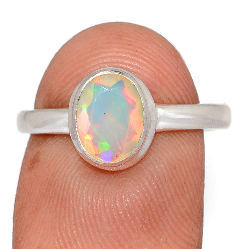 Ethiopian Opal Faceted Ring - EOFR2612