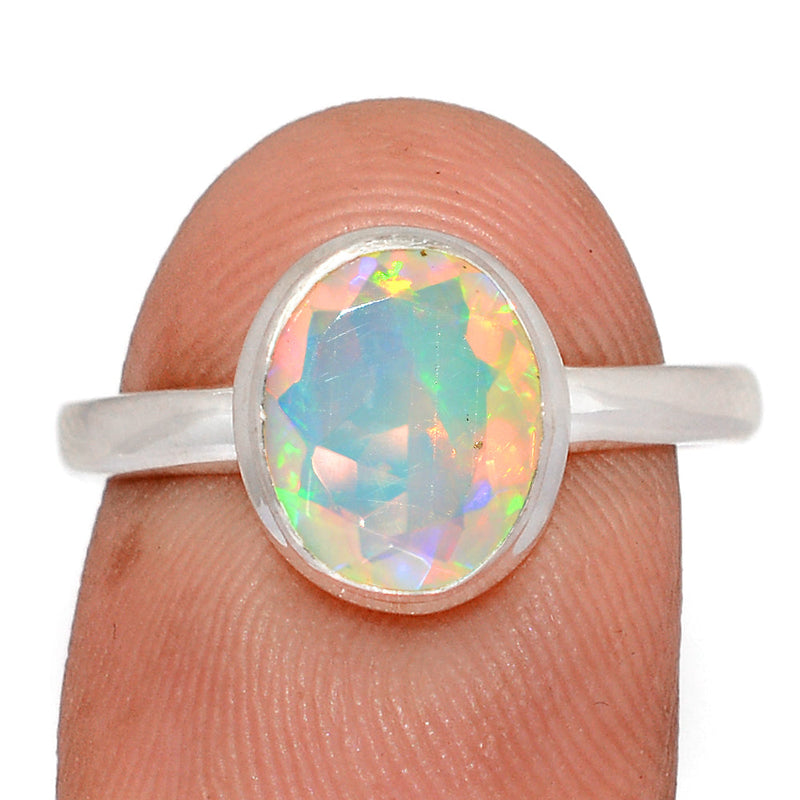 Ethiopian Opal Faceted Ring - EOFR2614