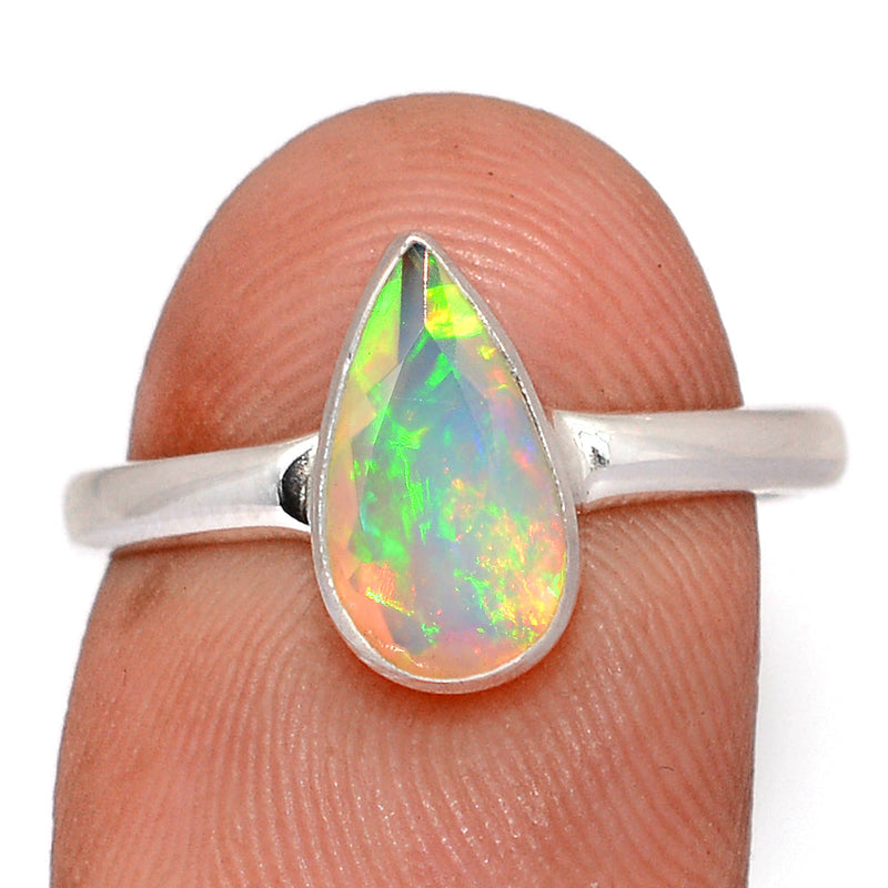 Ethiopian Opal Faceted Ring - EOFR2617