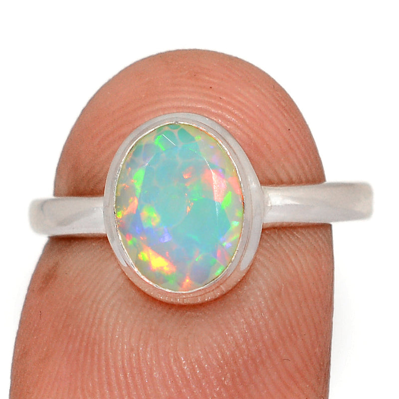 Ethiopian Opal Faceted Ring - EOFR2618