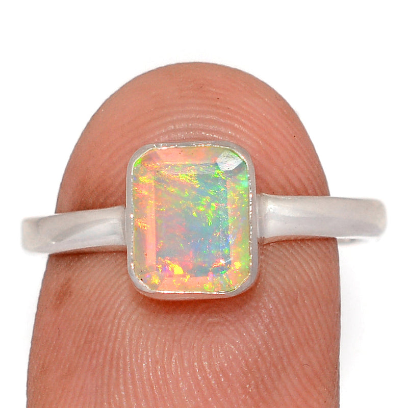 Ethiopian Opal Faceted Ring - EOFR2619